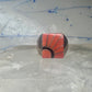 Vintage Signed Amy Southwestern Sterling Silver Orange Spiny Oyster Sunrise Inlay Signet Ring - Size 11