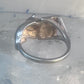 Vintage cat ring cat reading book Kabana band size 6.75 sterling silver women girls