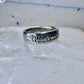 True Love Waits ring Words band size 6.50 sterling silver women