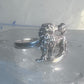 Vintage Lion ring animal band size 7.75 sterling silver women