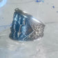 Arrow ring Tufa cast band Kevin Yazzie size 11 sterling silver women