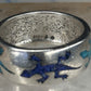 Gecko ring Lizard band southwest turquoise lapis chips size 9.75 sterling silver women men