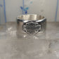 Harley Davidson ring biker shield band size 9.75 sterling silver men women