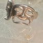 comedy tragedy ring mask theatre band size 5.50 sterling silver women