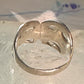 comedy tragedy ring mask theatre band size 5.50 sterling silver women