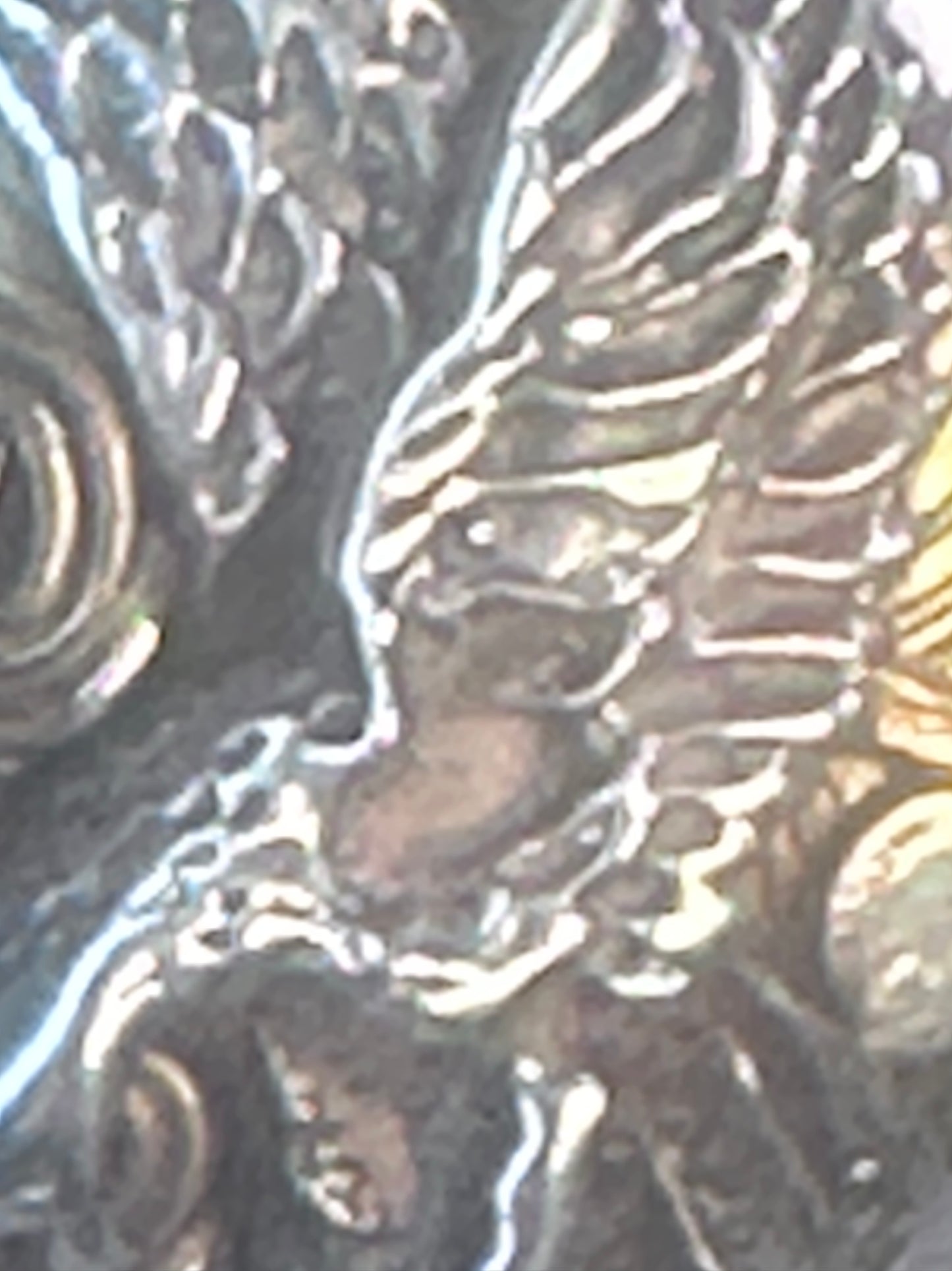 Navajo Ring Eagle band size 10.7 southwest sterling silver women men