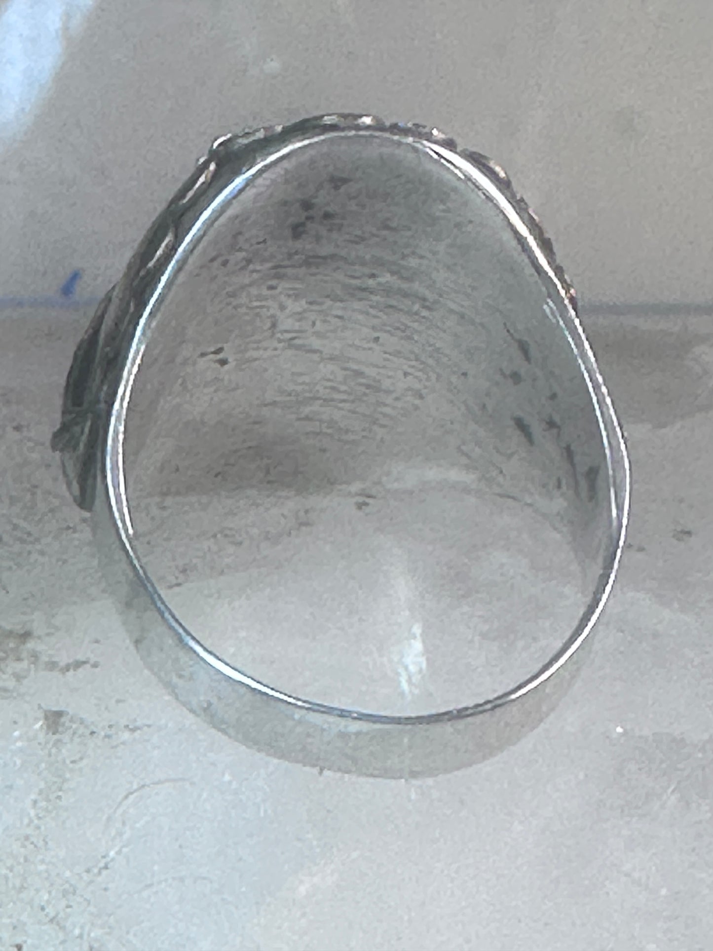 Navajo Ring Eagle band size 10.7 southwest sterling silver women men