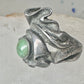 Turquoise ring size 4.50 southwest sterling silver women