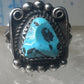 Navajo ring Turquoise size 8.50 sterling silver women