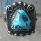 Navajo ring Turquoise size 8.50 sterling silver women