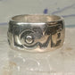 Love ring Love band Bell co size 5 sterling silver women