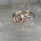 Black Hills Gold ring rose band size 4.75 10K Valentine women girls