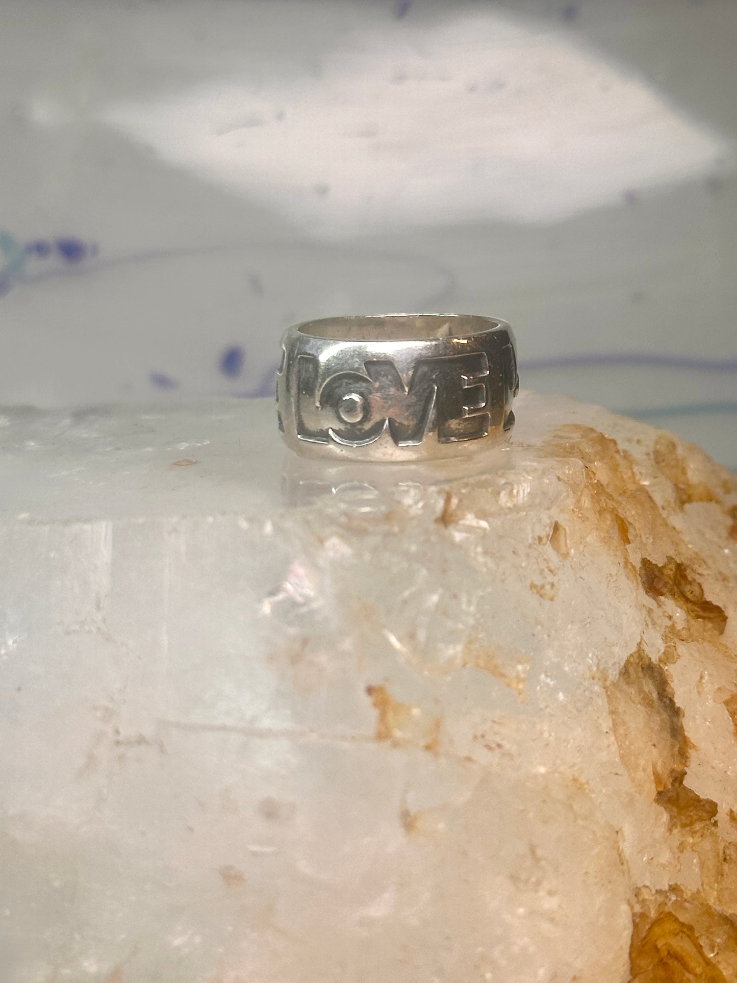 Love ring Love band Bell co size 5 sterling silver women