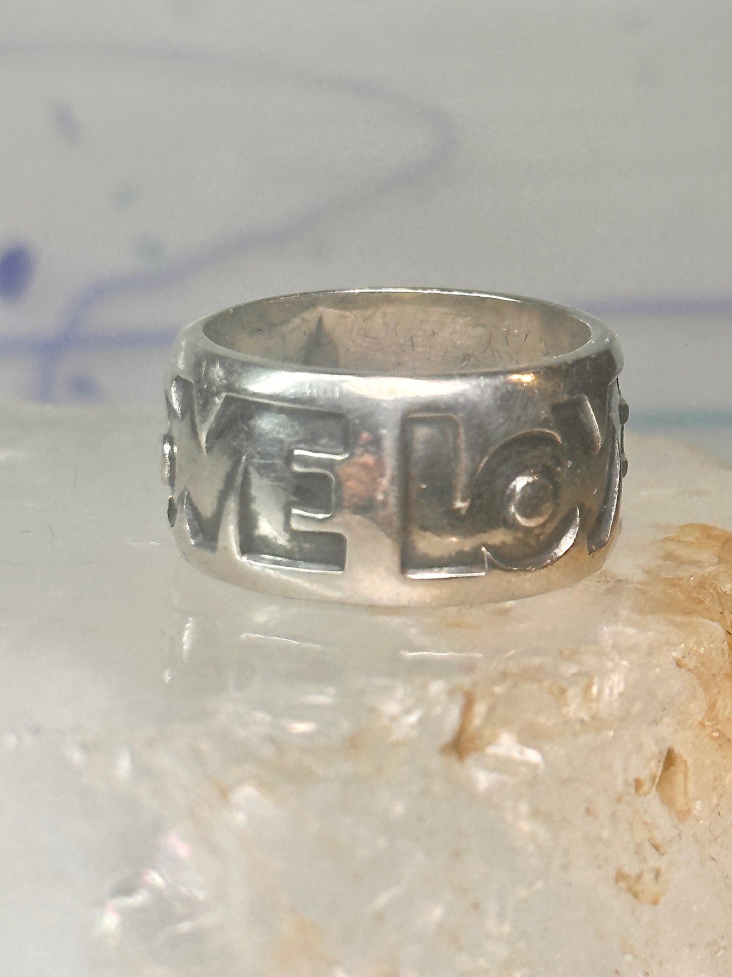 Love ring Love band Bell co size 5 sterling silver women