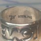 Love ring Love band Bell co size 5 sterling silver women