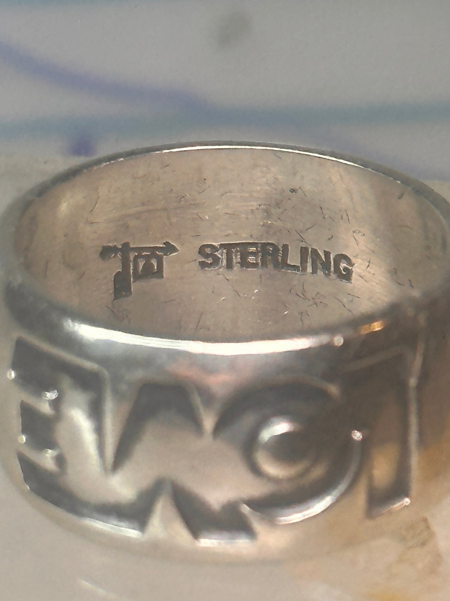 Love ring Love band Bell co size 5 sterling silver women
