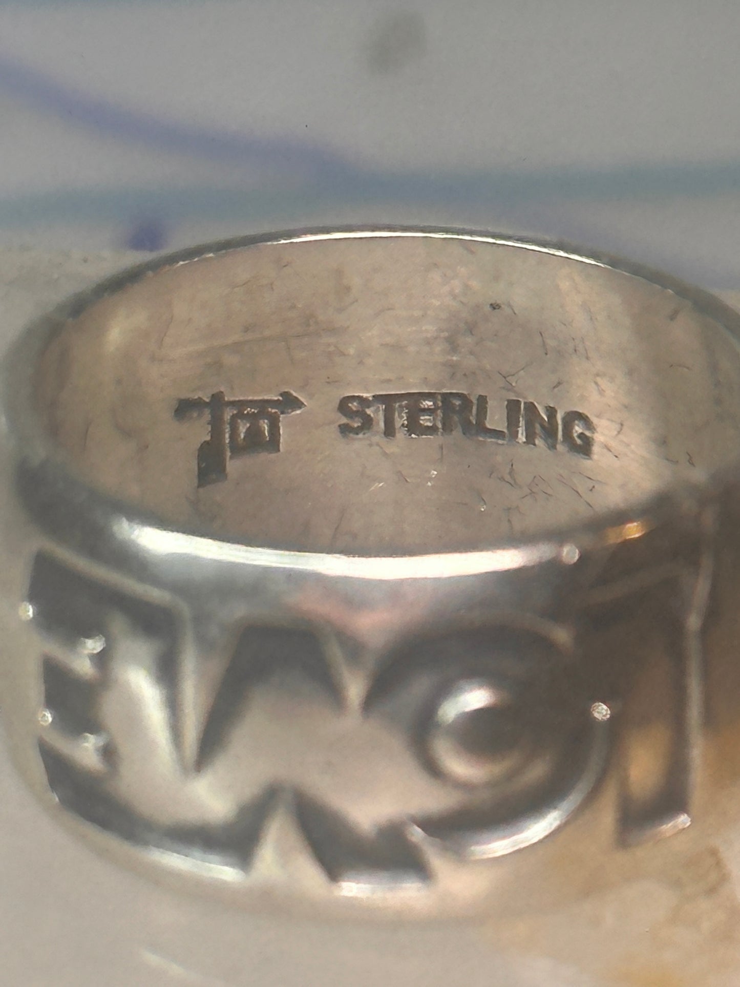 Love ring Love band Bell co size 5 sterling silver women