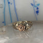 Black Hills Gold ring rose band size 4.75 10K Valentine women girls