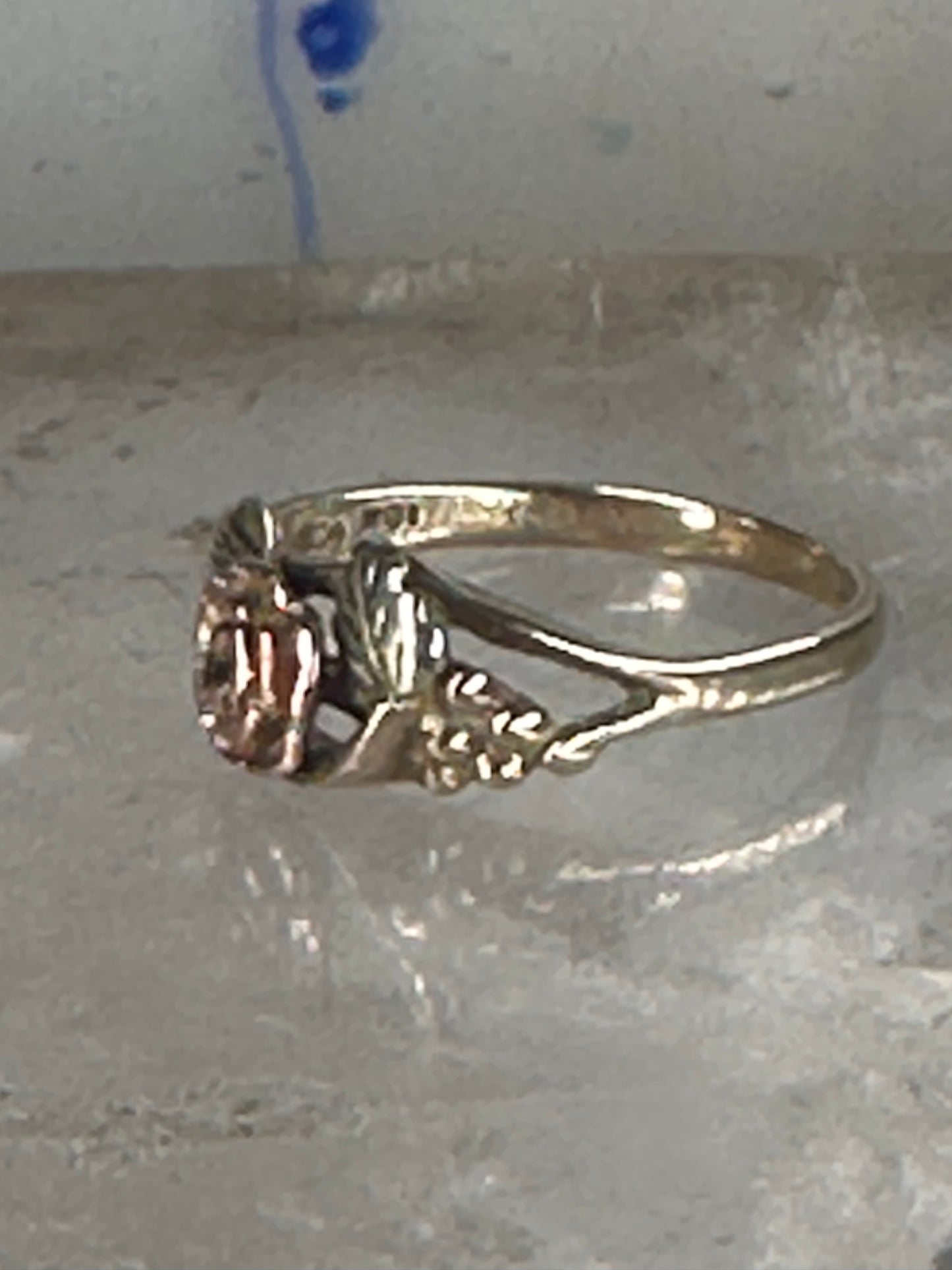 Black Hills Gold ring rose band size 4.75 10K Valentine women girls