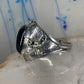 Navajo ring onyx band size 14.75 sterling silver men