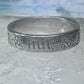 You and No Other Ring vintage love band Valentine size 9.75 sterling silver women girls