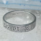 You and No Other Ring vintage love band Valentine size 9.75 sterling silver women girls