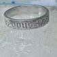 You and No Other Ring vintage love band Valentine size 9.75 sterling silver women girls