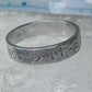 You and No Other Ring vintage love band Valentine size 9.75 sterling silver women girls