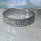 You and No Other Ring vintage love band Valentine size 9.75 sterling silver women girls