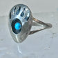 Navajo bear ring size 4.50 sterling silver pinky women girls