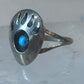 Navajo bear ring size 4.50 sterling silver pinky women girls