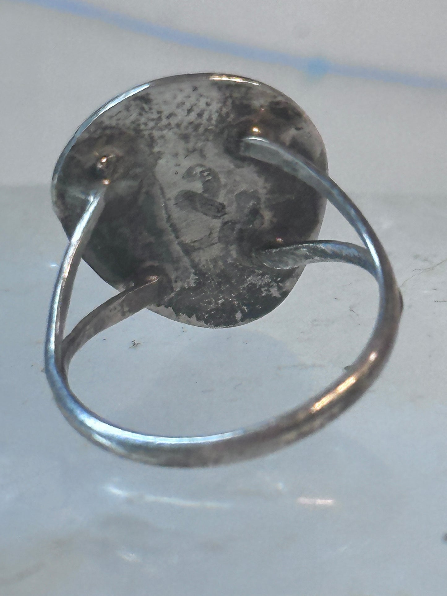 Navajo bear ring size 4.50 sterling silver pinky women girls