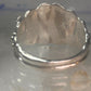 Navajo Eagle ring Wild Horse turquoise size 14.50 sterling silver men signed RB