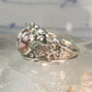 Navajo Eagle ring Wild Horse turquoise size 14.50 sterling silver men signed RB
