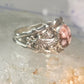 Navajo Eagle ring Wild Horse turquoise size 14.50 sterling silver men signed RB