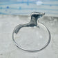 Dachshund Ring vintage mini dachshund heart size 6.75 sterling silver women girls