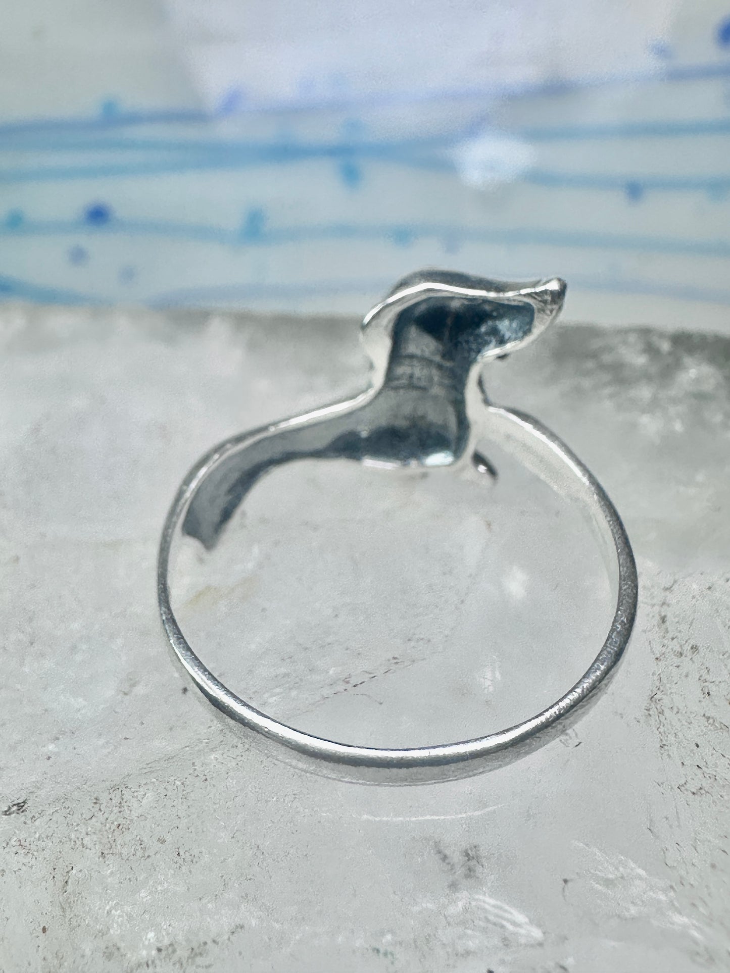 Dachshund Ring vintage mini dachshund heart size 6.75 sterling silver women girls