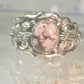 Navajo Eagle ring Wild Horse turquoise size 14.50 sterling silver men signed RB