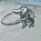 Dachshund Ring vintage mini dachshund heart size 6.75 sterling silver women girls