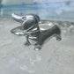 Dachshund Ring vintage mini dachshund heart size 6.75 sterling silver women girls