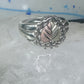 Black Hills Gold Ring leaf band size 7.75 sterling silver women men