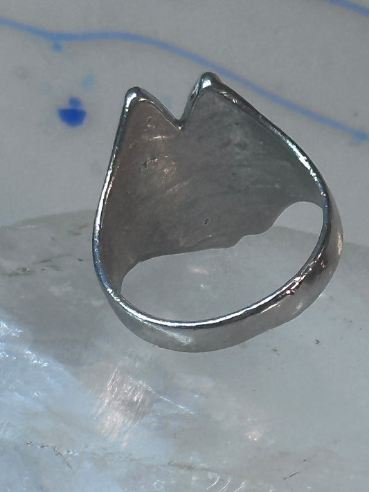 Vintage Playboy ring Bunny band turquoise coral chips size 11.75 men women