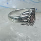 Black Hills Gold Ring leaf band size 7.75 sterling silver women men