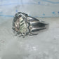 Black Hills Gold Ring leaf band size 7.75 sterling silver women men