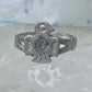 Navajo phoenix Ring Bell trading thunderbird band size 7 sterling silver women girls