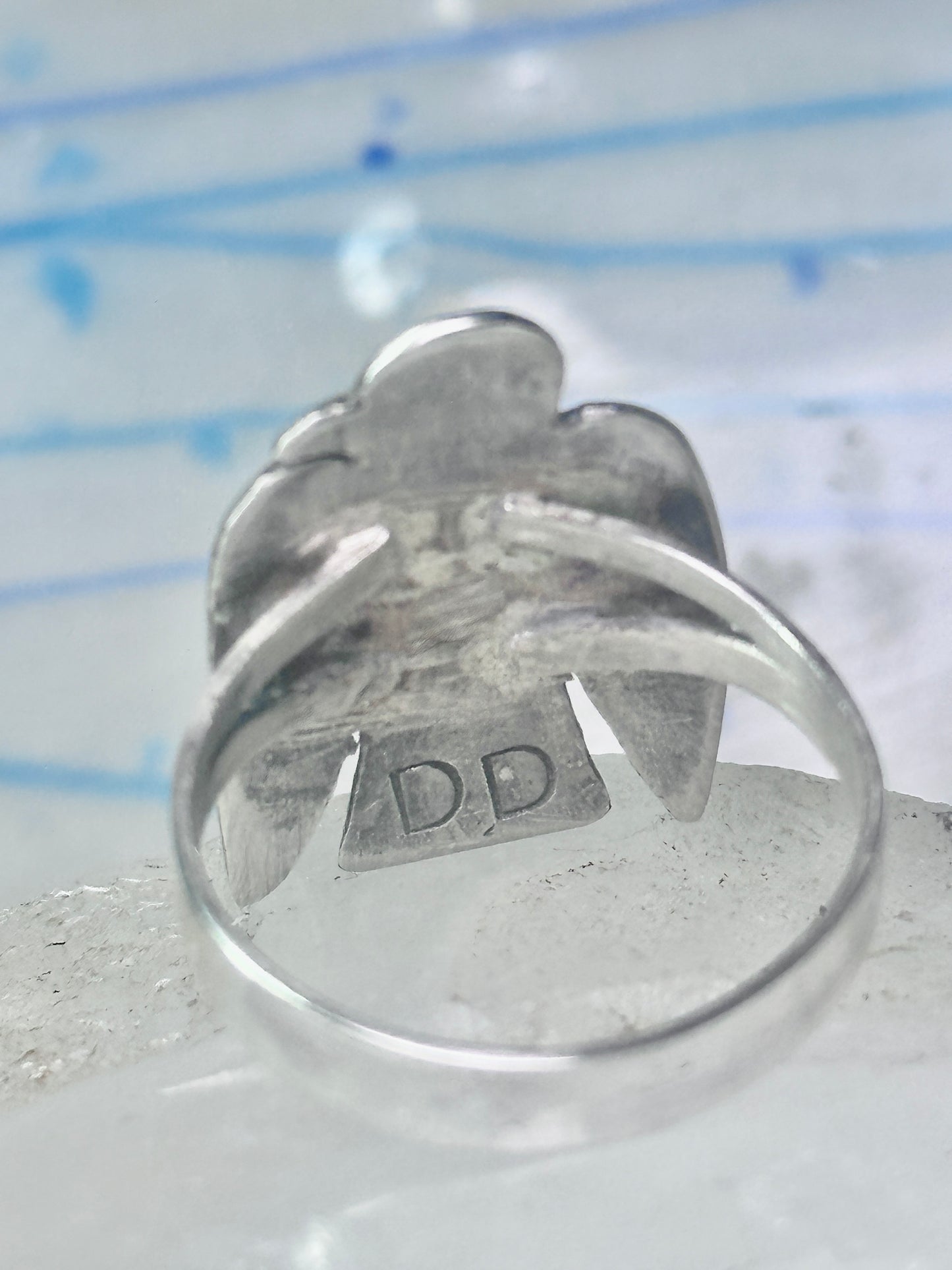 Navajo phoenix Ring Bell trading thunderbird band size 11.50 sterling silver women men