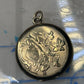 Vintage Round Photo Locket floral women pendant