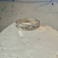 Love Peace Hope Faith ring spinner band Lavaggi size 9 sterling silver women