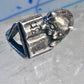 Cat ring reading fish book Kabana sterling silver band size 5 girls women