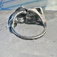 Cat ring reading fish book Kabana sterling silver band size 5 girls women
